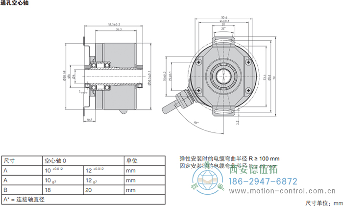 RI58-F空心軸光電增量通用編碼器(通孔空心軸) - 西安德伍拓自動(dòng)化傳動(dòng)系統(tǒng)有限公司